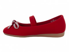 Zapatos Planos Miss Pink Gala Rojo para Niña