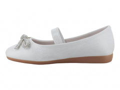 Zapatos Planos Miss Pink Color Oro para Niña