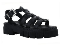 Sandalias MELI&ANA Plataforma Negro para Mujer