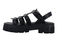 Sandalias MELI&ANA Plataforma Negro para Mujer
