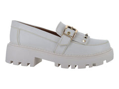 Zapatos Mocasines Meli&Ana Color Latte para Mujer