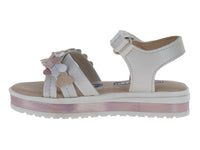 Sandalias Coqueta Color Perla para Niña