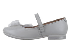 Zapatos Planos Coqueta Color Perla para Niña
