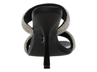 Sandalias de Tacón Steve Madden Negro y Peltre para Mujer