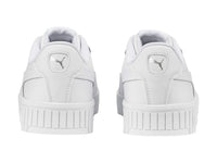 Tenis PUMA Carina 2.0 Blanco y Plata para Mujer