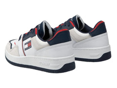 Tenis Tommy Hilfiger Tommy Jeans Deconstructed Basket Blanco para Hombre