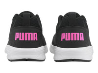 Tenis PUMA NRGY Comet Negro y Rosa para Mujer