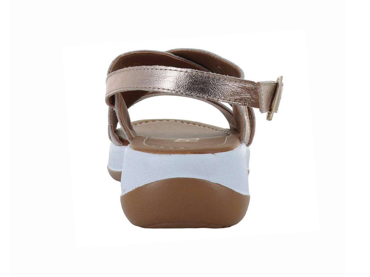 Sandalias ROZE Plataforma Oro Rosado para Mujer