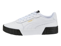 Tenis PUMA Carina 2.0 Blancos con Detalles Dorados