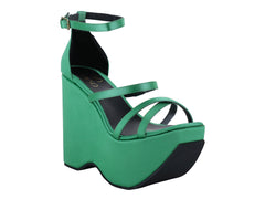 Sandalias Plataforma Luna Rosa Color Trébol para Mujer