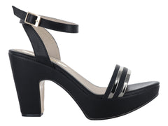 Sandalias de Tacón Alto Paulie Negro para Mujer