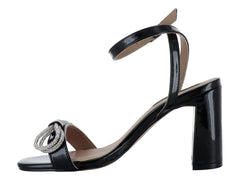 Zapatillas Salamandra Negro Charol para Mujer