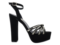 Zapatillas de Fiesta Clasben Color Negro para Mujer