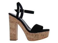 Sandalias de Plataforma ROZE Negro para Mujer