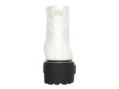 Botines Combat Madden Girl Blancos para Mujer