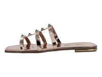 Sandalias Rosalin Araguz Metalico Dama 407 Para Mujer