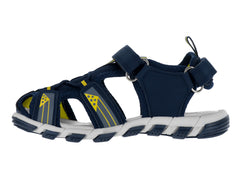 Sandalias Guany Azul Marino Amarillo Blanco para Niño