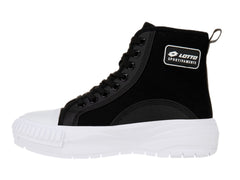 Tenis Lotto Ruvin Negro y Blanco para Mujer