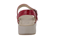 Sandalias Suave Caminar Rojas para Mujer