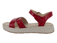Sandalias Suave Caminar Rojas para Mujer