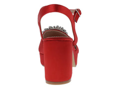 Sandalias de Plataforma Luna Rosa Rojas para Mujer