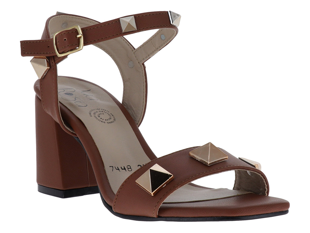 Zapatillas Melissa Garcia Tacon Cafe Dama 7448 Para Mujer