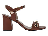 Zapatillas Melissa Garcia Tacon Cafe Dama 7448 Para Mujer