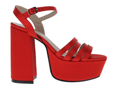 Zapatillas Luna Rosa Rojo para Mujer