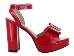 Zapatillas Luna Rosa Rojo para Mujer