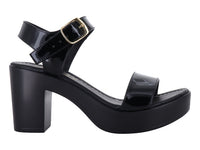 Zapatillas Luna Rosa Negro Charol para Mujer