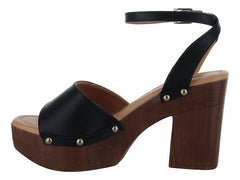 Zapatillas Luna Rosa Negro para Mujer