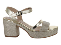 Zapatillas Luna Rosa Color Oro para Mujer