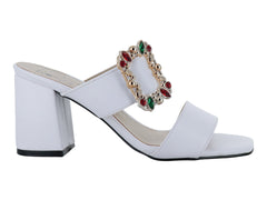 Zapatillas Luna Rosa Blanco para Mujer