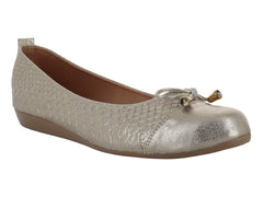 Zapatos Ballerinas Luna Rosa Color Oro para Mujer