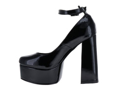 Zapatillas OYYI de Charol Negro para Mujer