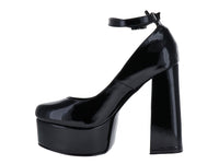 Zapatillas OYYI de Charol Negro para Mujer