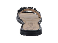 Sandalias Lis Boa Charol Negro para Mujer