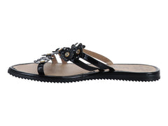 Sandalias Lis Boa Charol Negro para Mujer