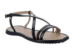 Sandalias LIS BOA Charol Negro para Mujer