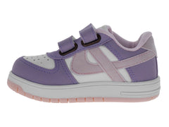 Tenis Panam Blanco y Lila para Niña