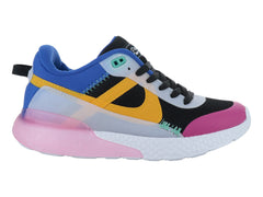 Tenis Panam Negro y Fucsia para Mujer