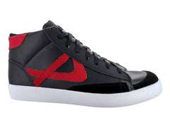 Tenis PANAM Negro y Rojo para Niño