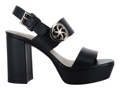 Sandalias Felipe Rivera de Piel Negro para Mujer