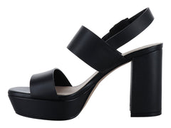Sandalias Felipe Rivera de Piel Negro para Mujer
