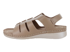 Sandalias Comfort Fit Color Camel para Mujer
