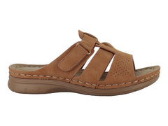 Sandalias Comfort Fit Camel para Mujer
