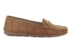 Zapatos Casuales Comfort Fit Color Camel para Mujer