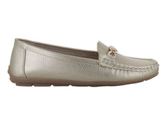 Mocasines Comfort Fit Dorado para Mujer