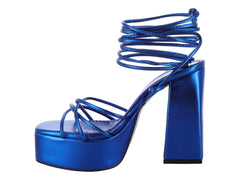 Zapatillas Senties Color Cobalto para Mujer