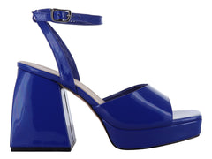Zapatillas Senties Color Azul Cobalto para Mujer